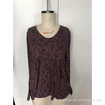 Long women's print long sleeves